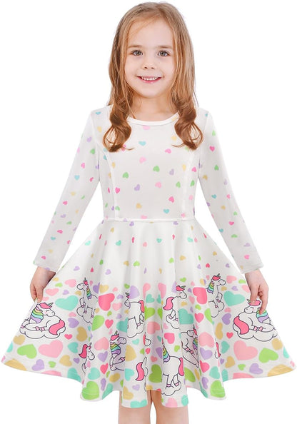 Girls' Unicorn & Mermaid Dress