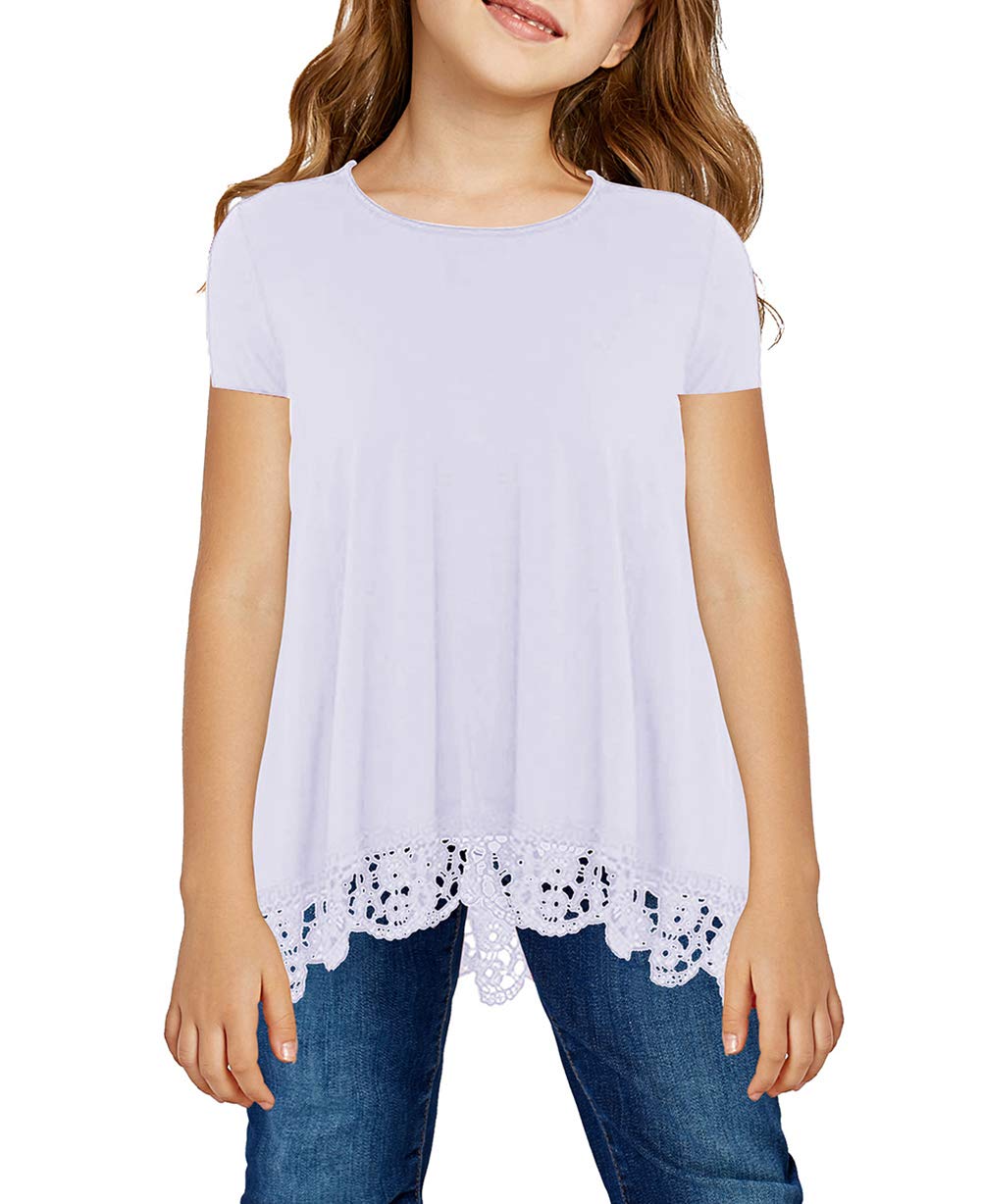 storeofbaby Girls' Casual Short Sleeve Tunic Top