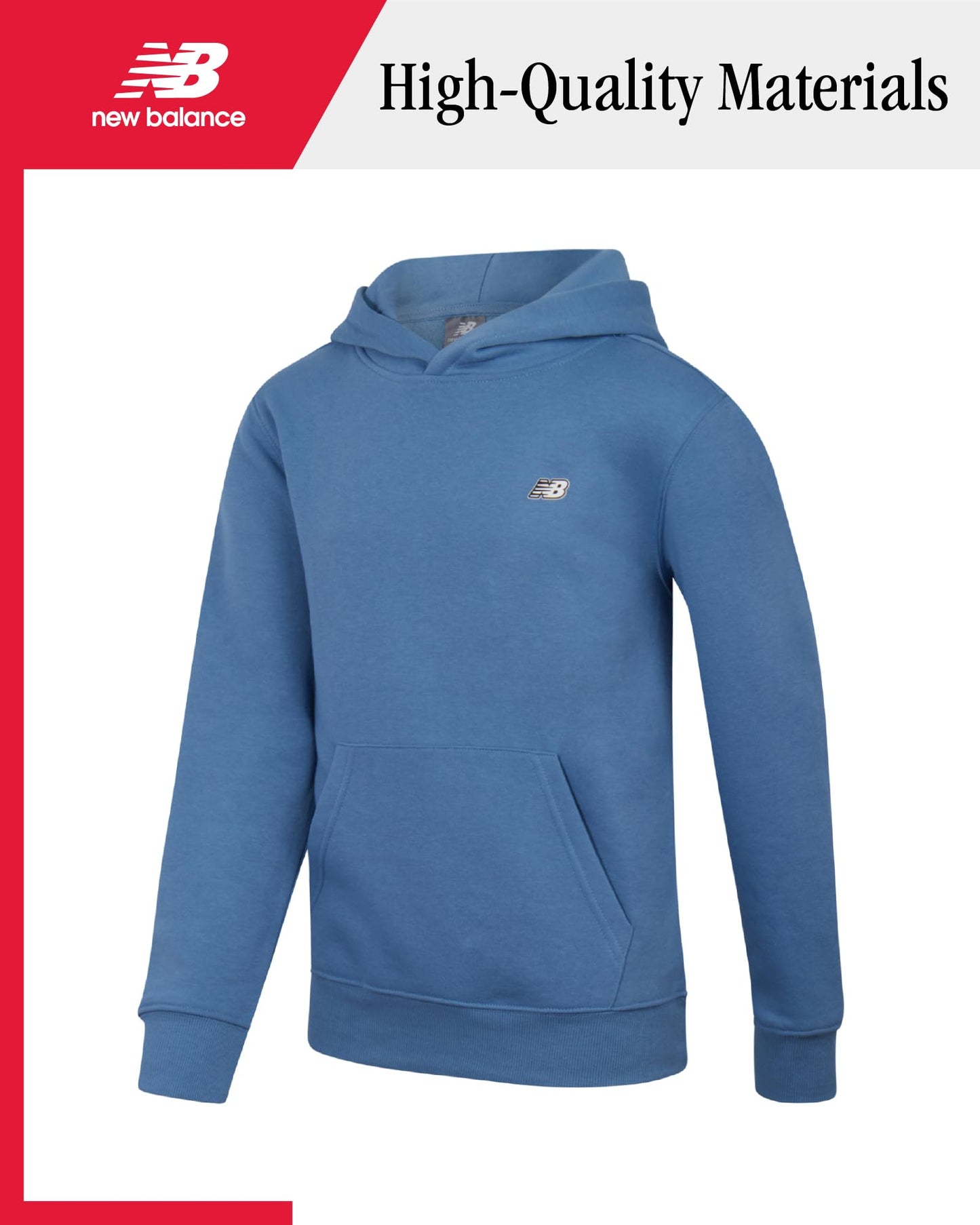 New Balance Boys' Cotton Fleece Hoodie