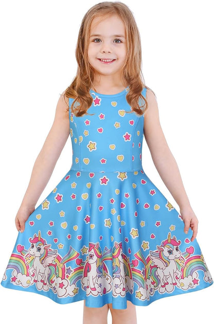Girls' Unicorn & Mermaid Dress