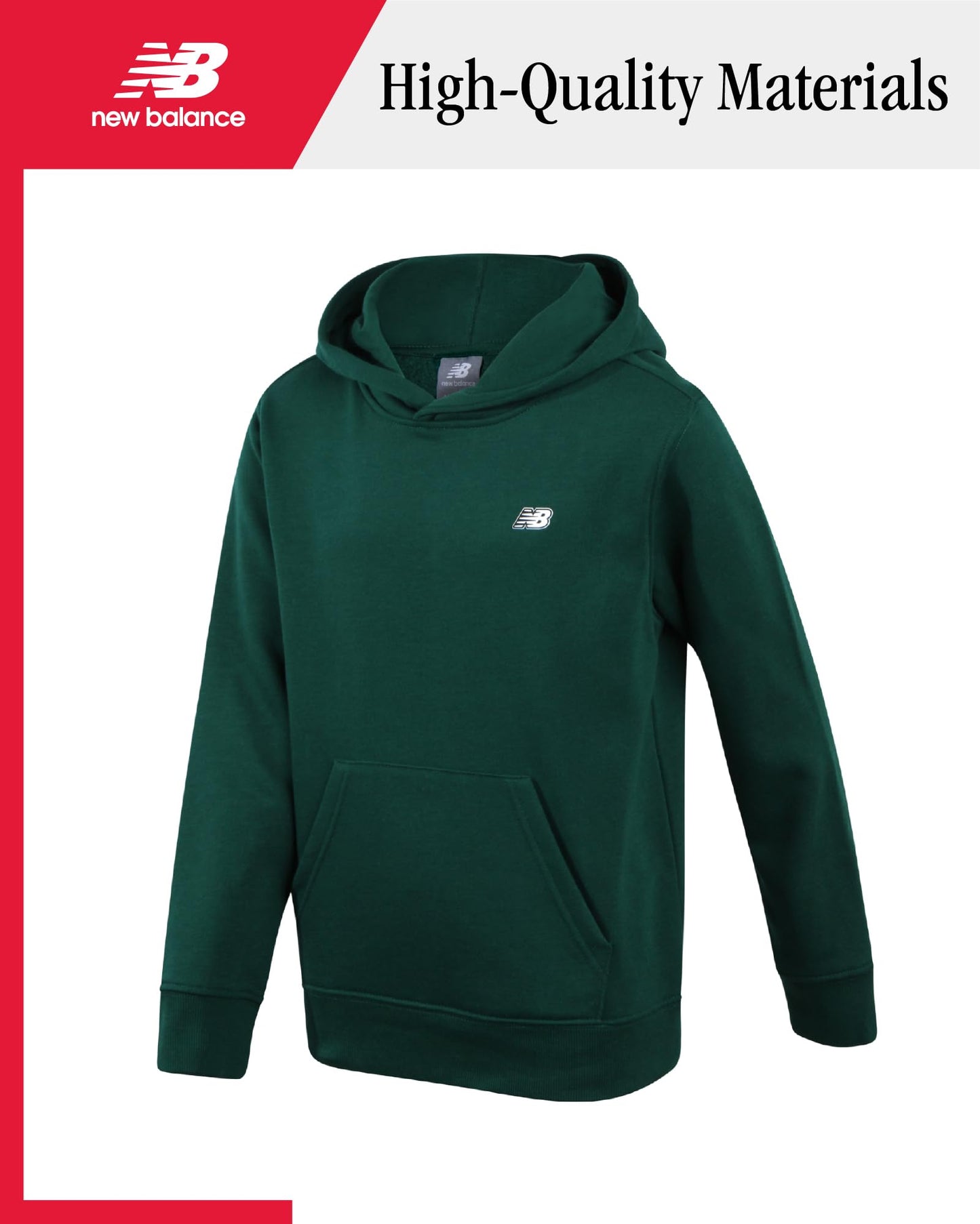 New Balance Boys' Cotton Fleece Hoodie