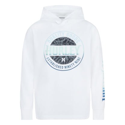 Hurley Boys' Long Sleeve Hooded Graphic T-Shirt