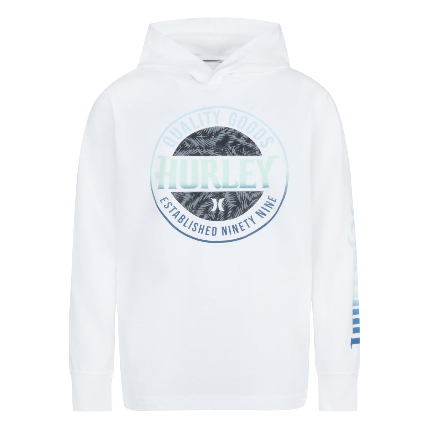 Hurley Boys' Long Sleeve Hooded Graphic T-Shirt