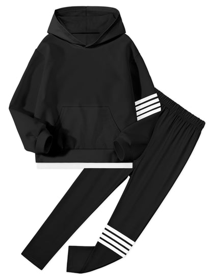 NECIOUS Girls' 2-Piece Hoodie & Leggings Set