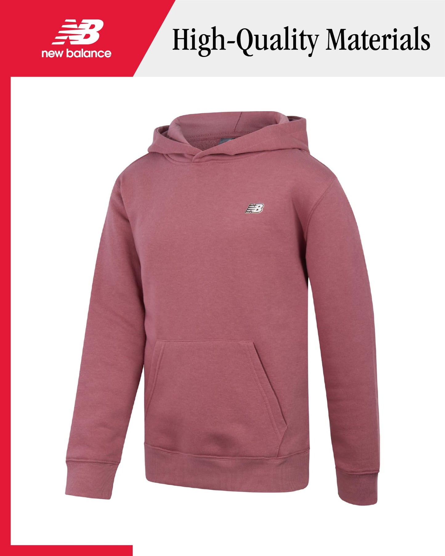 New Balance Boys' Cotton Fleece Hoodie