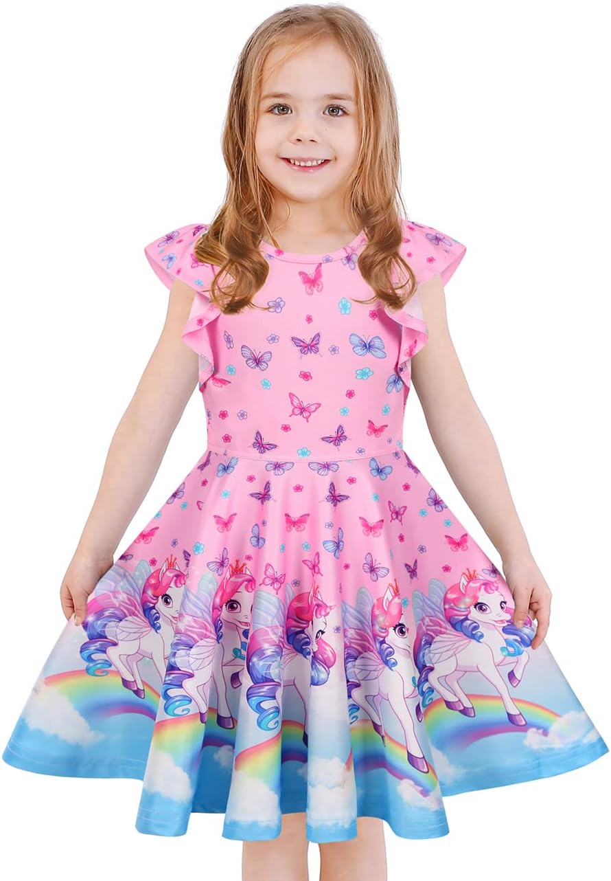 Girls' Unicorn & Mermaid Dress