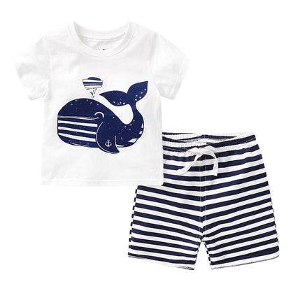 Mud Kingdom Boys' Summer Shorts Set