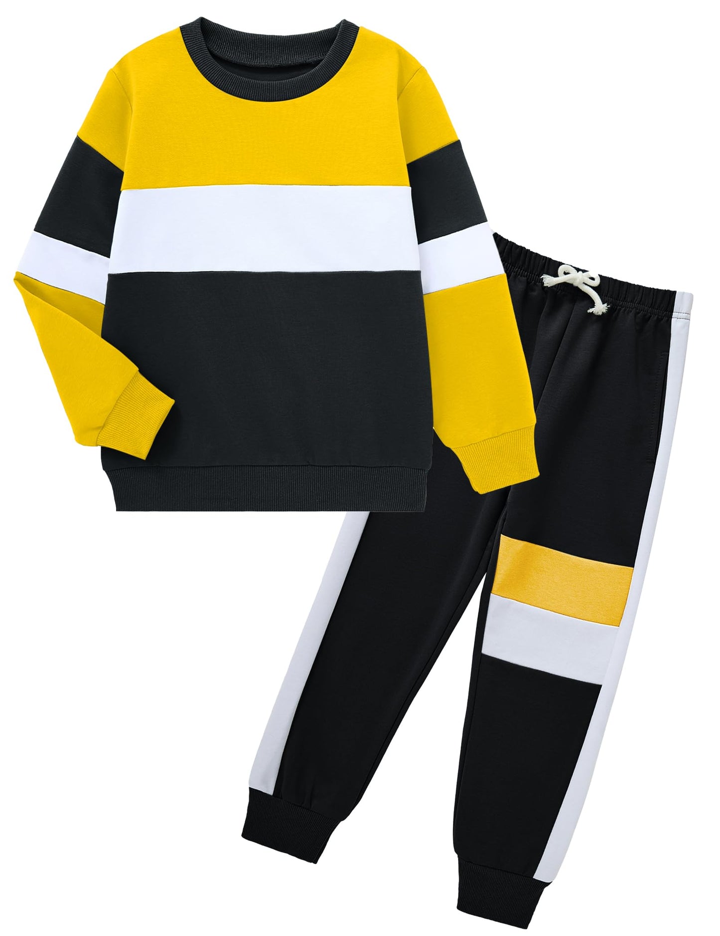 mkodopy Boys' Hoodie Sweatsuit Set