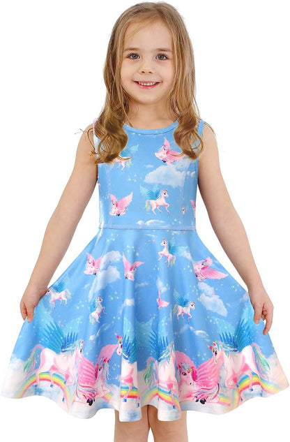 Girls' Unicorn & Mermaid Dress