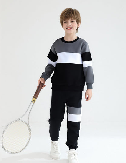 mkodopy Boys' Hoodie Sweatsuit Set