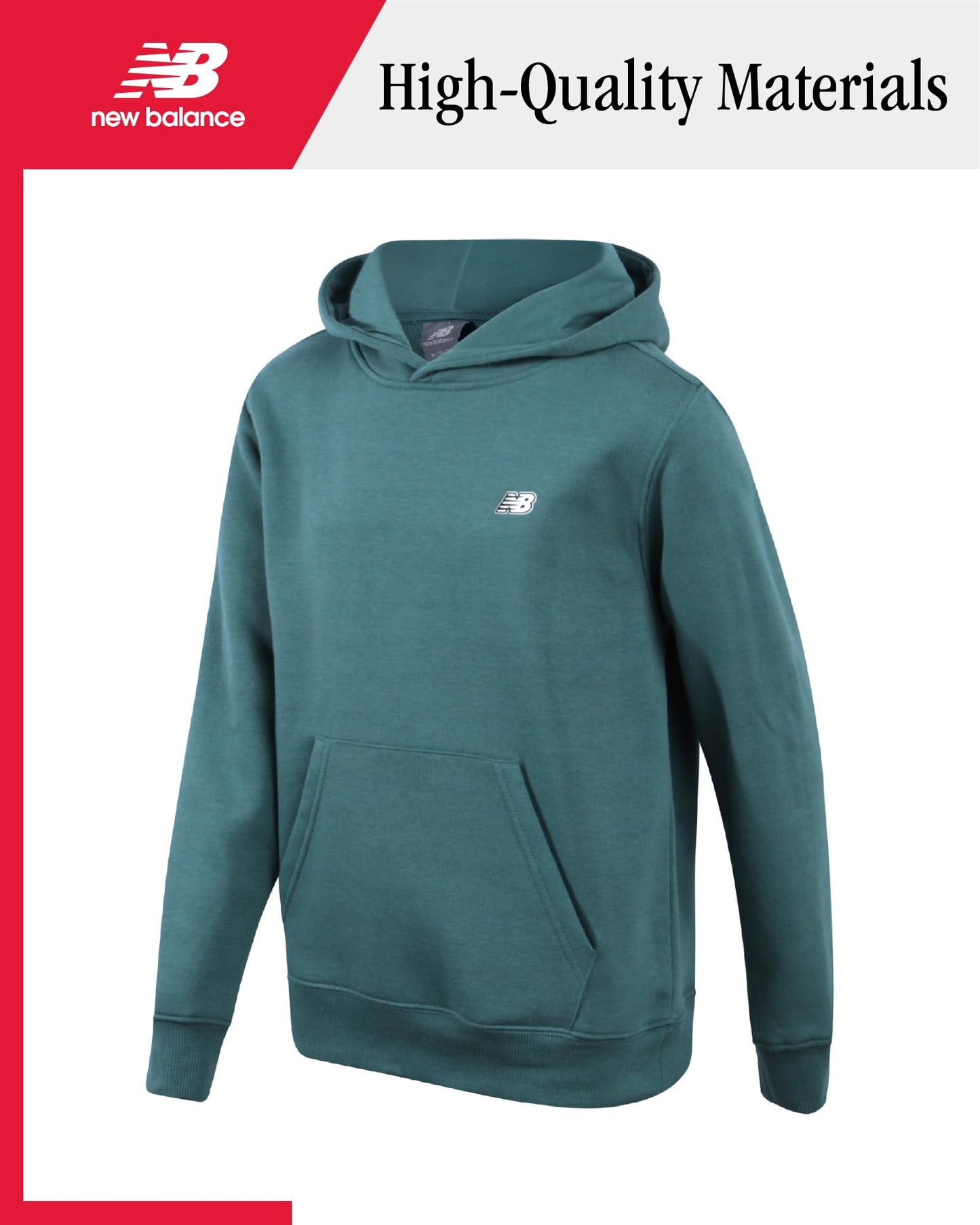 New Balance Boys' Cotton Fleece Hoodie