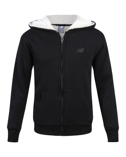 New Balance Boys' Sherpa-Lined Zip Hoodie