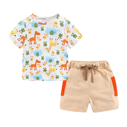 Mud Kingdom Boys' Summer Shorts Set