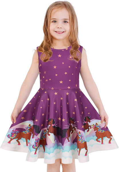 Girls' Unicorn & Mermaid Dress