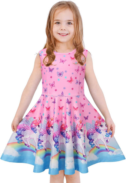 Girls' Unicorn & Mermaid Dress