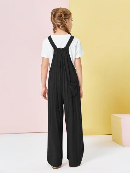 Haloumoning Girls Sleeveless Jumpsuit