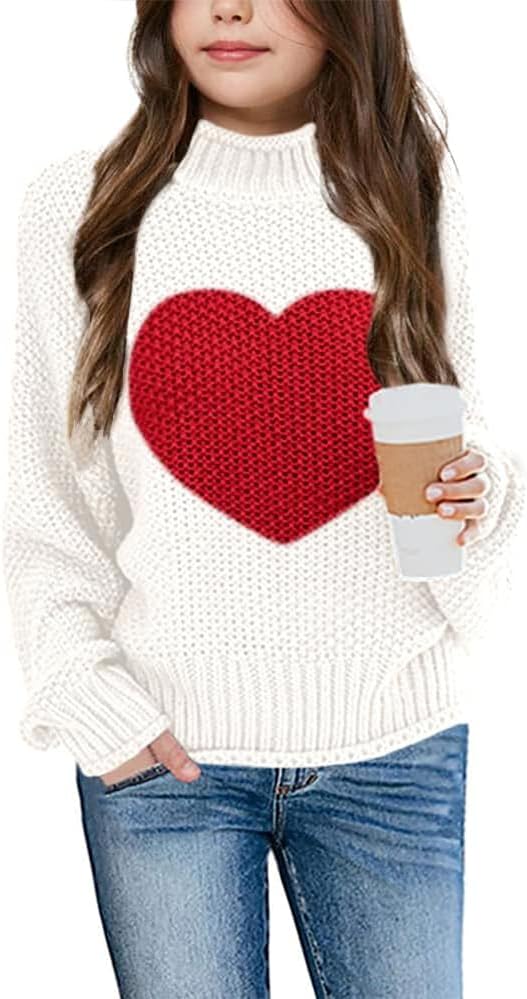 Imily Bela Girls' Turtleneck Batwing Sweater