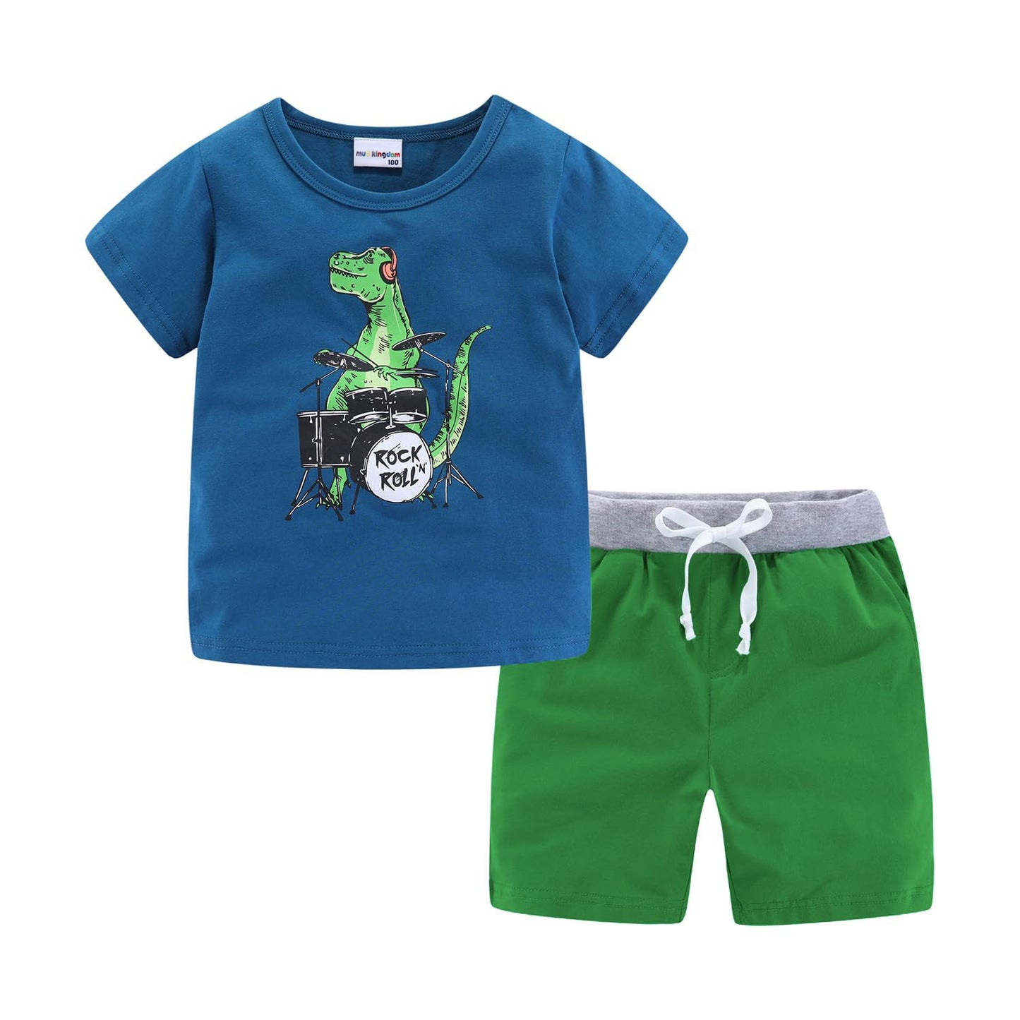 Mud Kingdom Boys' Summer Shorts Set