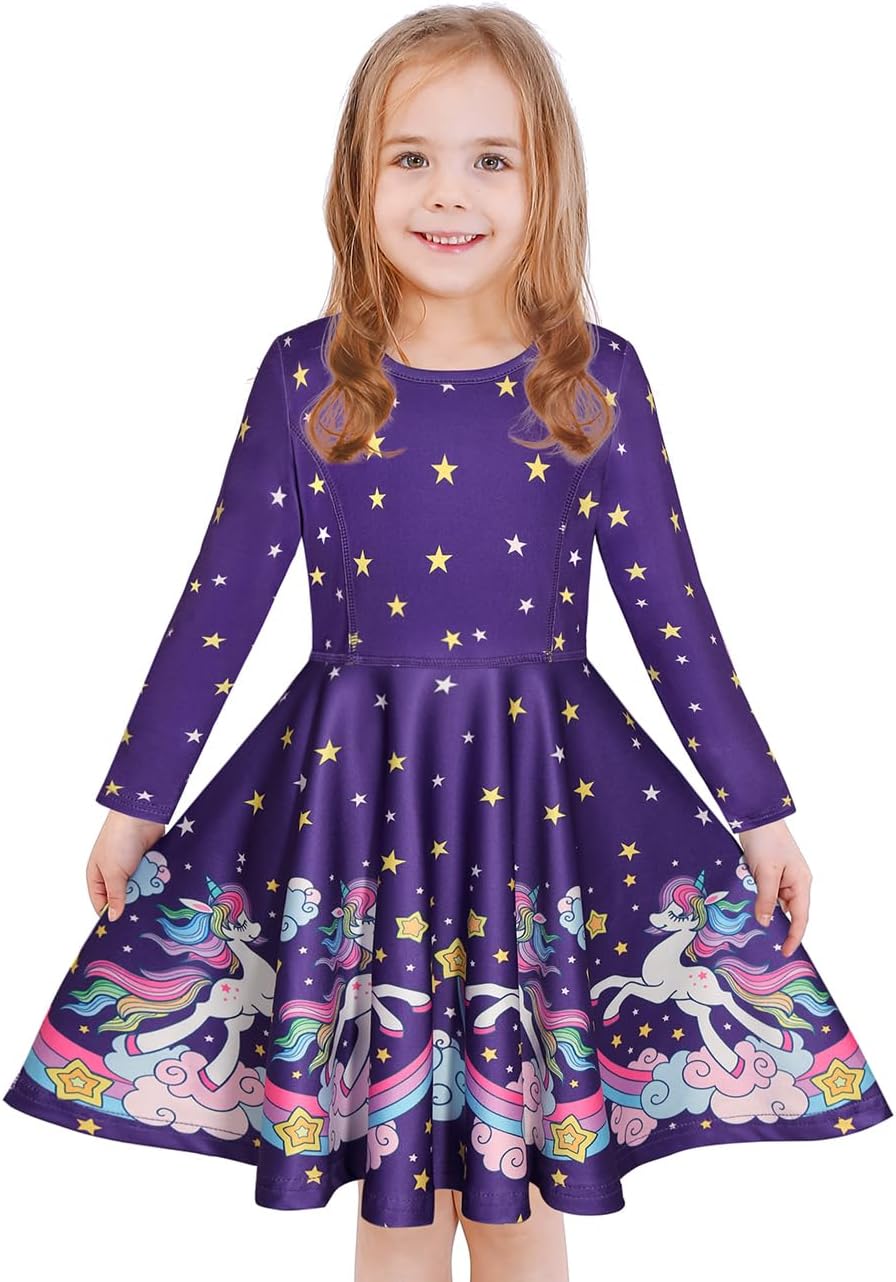 Girls' Unicorn & Mermaid Dress