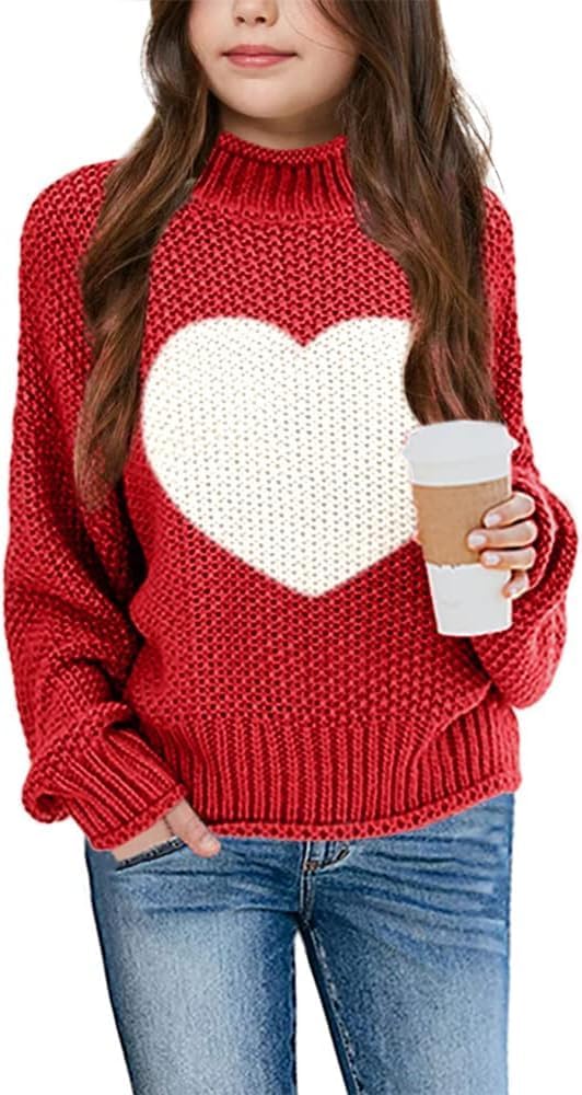 Imily Bela Girls' Turtleneck Batwing Sweater