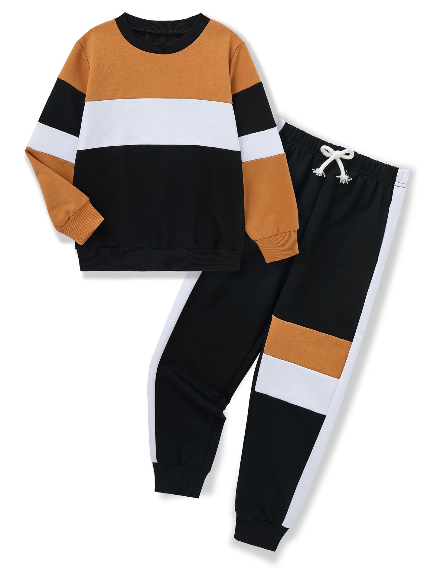 mkodopy Boys' Hoodie Sweatsuit Set