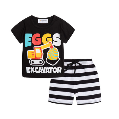 Mud Kingdom Boys' Summer Shorts Set