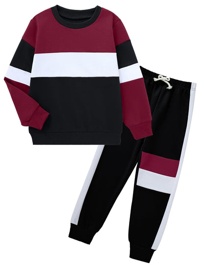 mkodopy Boys' Hoodie Sweatsuit Set