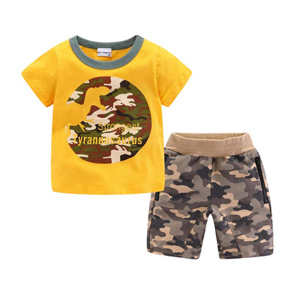 Mud Kingdom Boys' Summer Shorts Set
