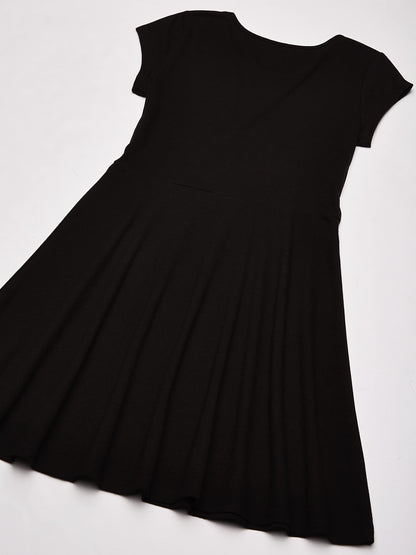 The Children'S Place Girls Short Sleeve Basic Skater Dress