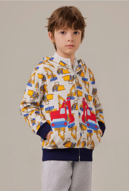 Popshion Toddler Boys' Dinosaur Hoodie Jacket