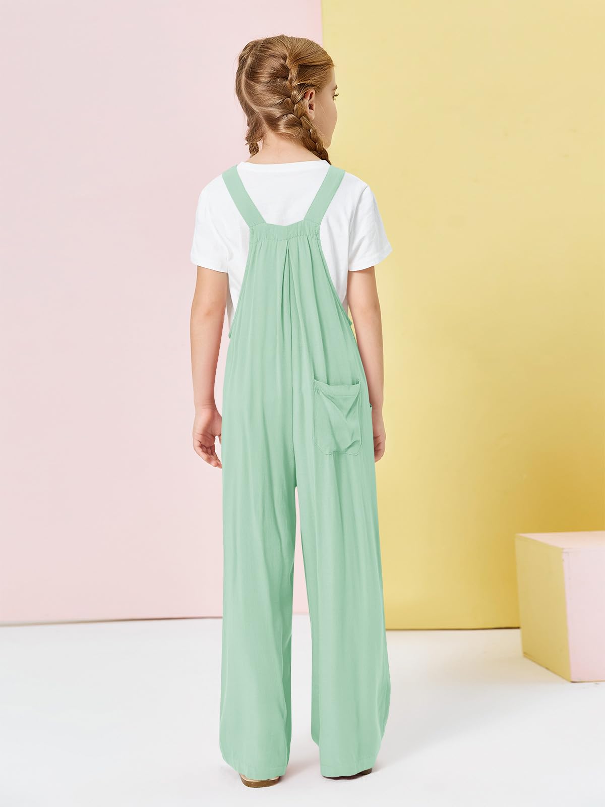 Haloumoning Girls Sleeveless Jumpsuit