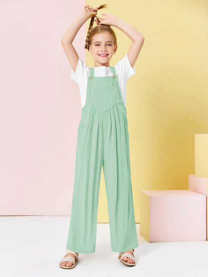 Haloumoning Girls Sleeveless Jumpsuit