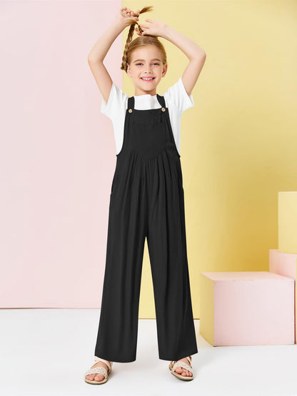 Haloumoning Girls Sleeveless Jumpsuit