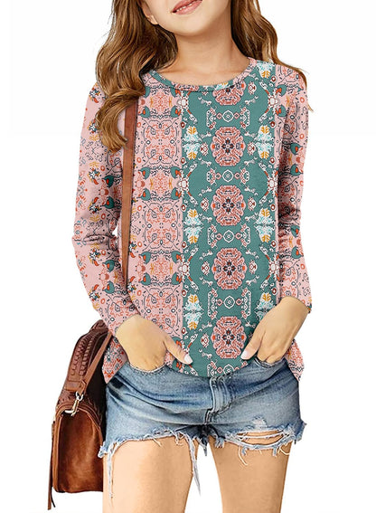 storeofbaby Girls' Long Sleeve Crewneck Top