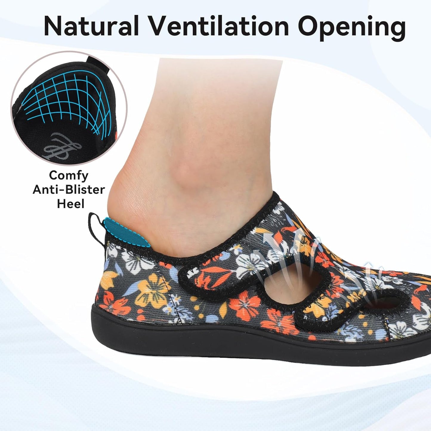 LeIsfIt Women's Extra Wide Diabetic Walking Shoes