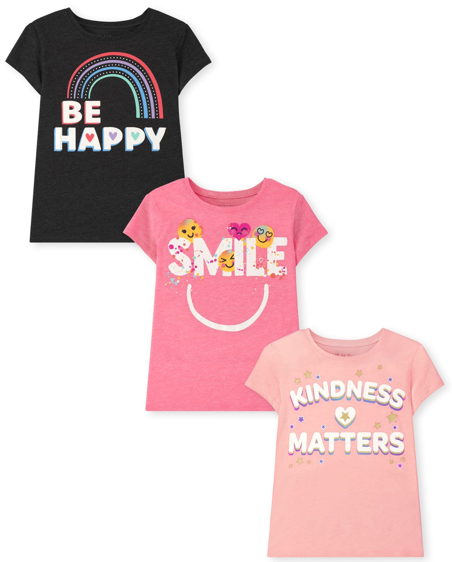 The Children's Place Girls Short Sleeve Graphic T- Shirt
