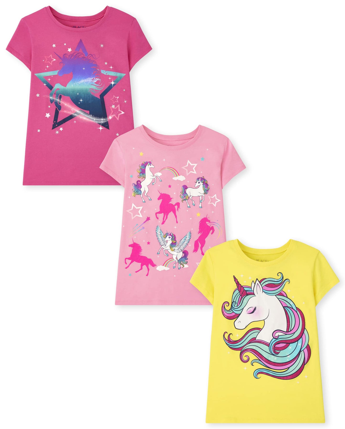 The Children's Place Girls Short Sleeve Graphic T- Shirt
