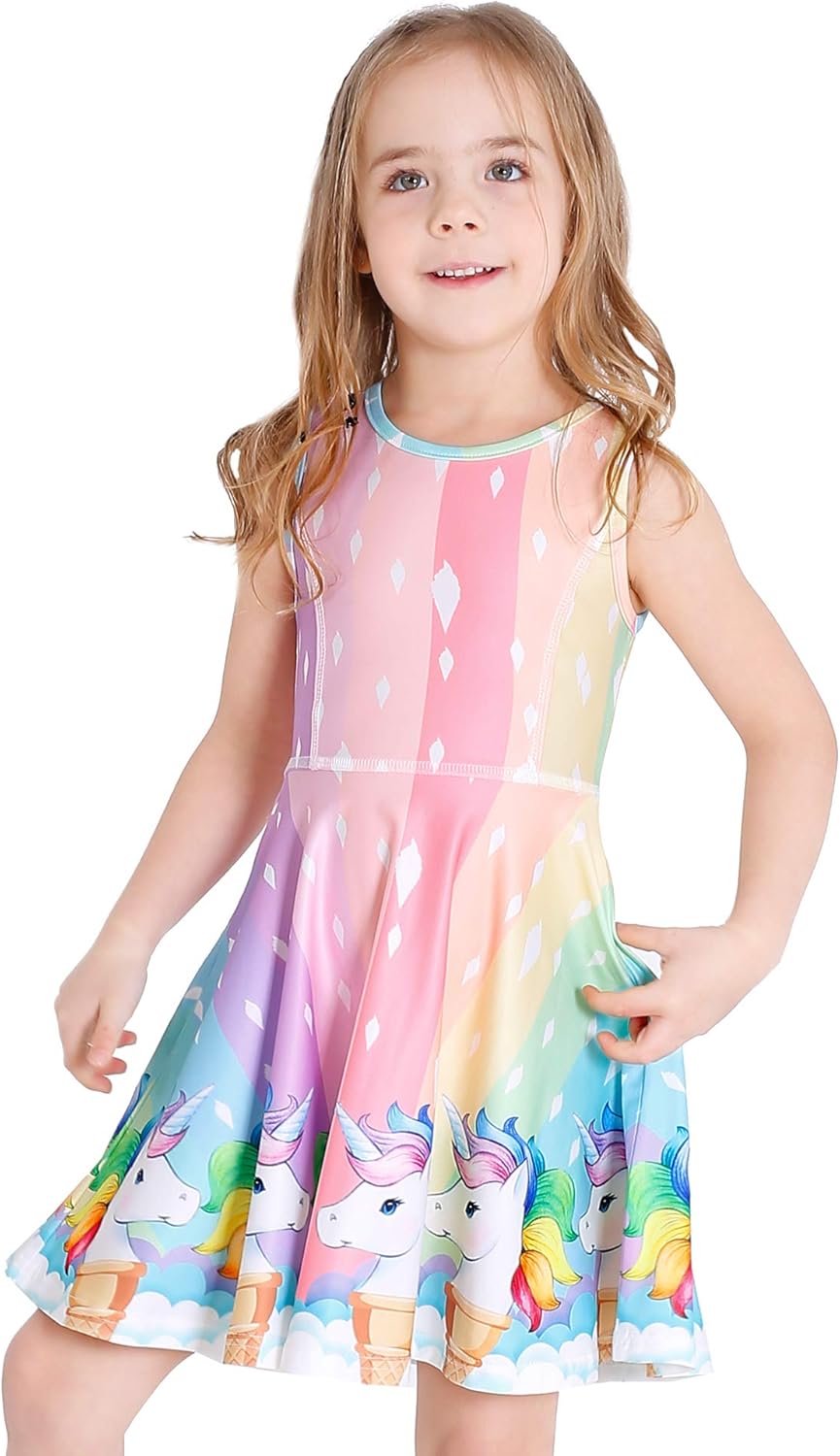 Girls' Unicorn & Mermaid Dress