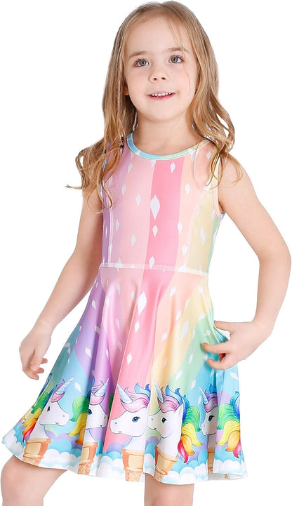 Girls' Unicorn & Mermaid Dress