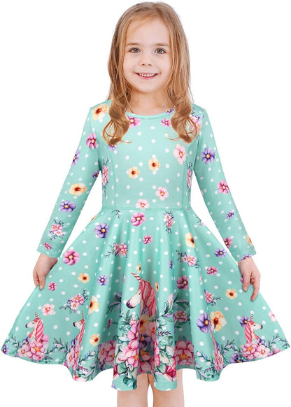 Girls' Unicorn & Mermaid Dress