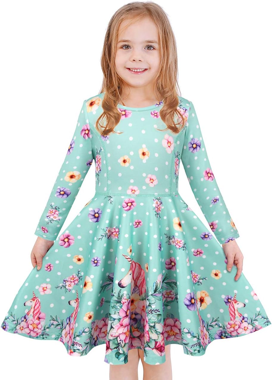 Girls' Unicorn & Mermaid Dress
