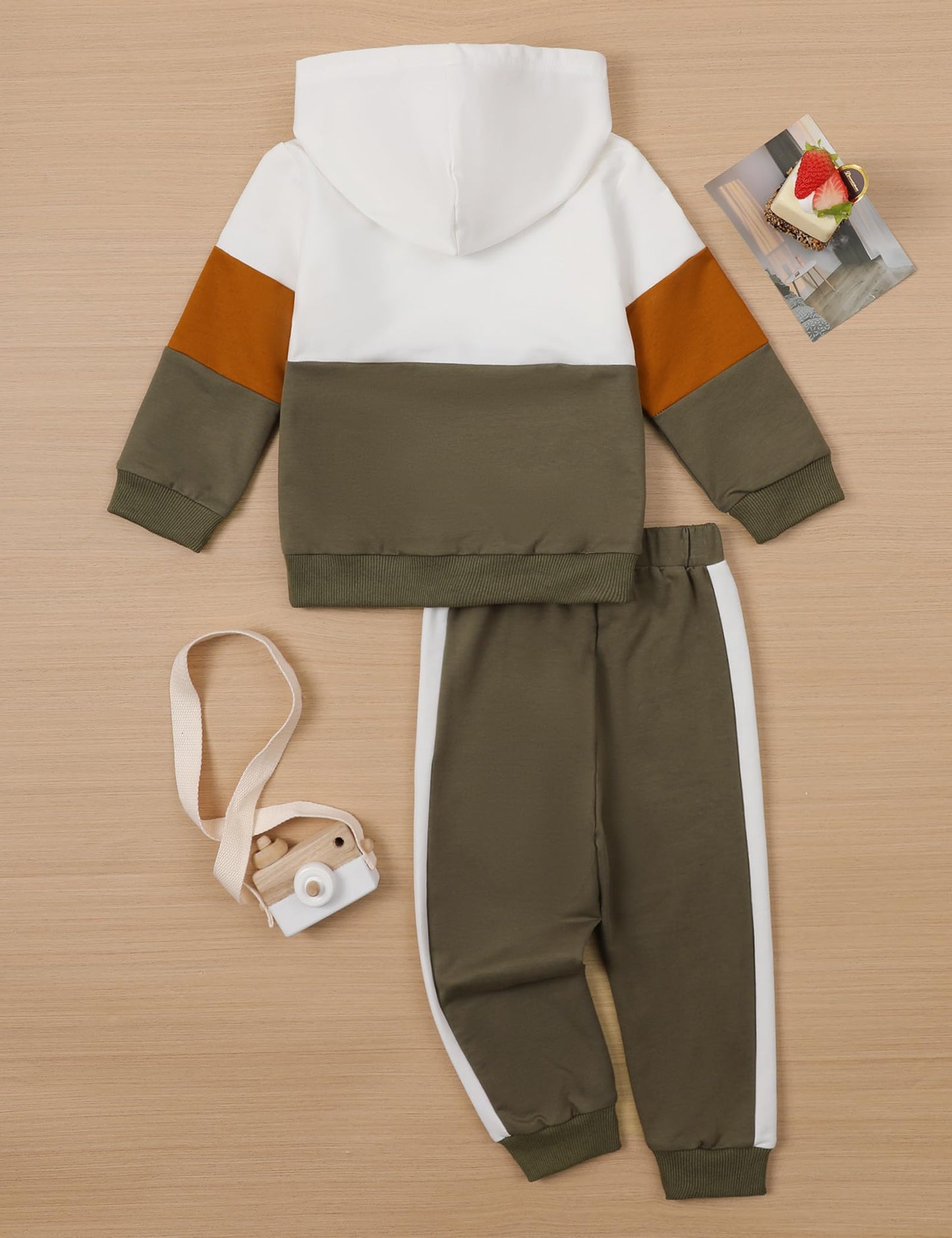 mkodopy Boys' Hoodie Sweatsuit Set