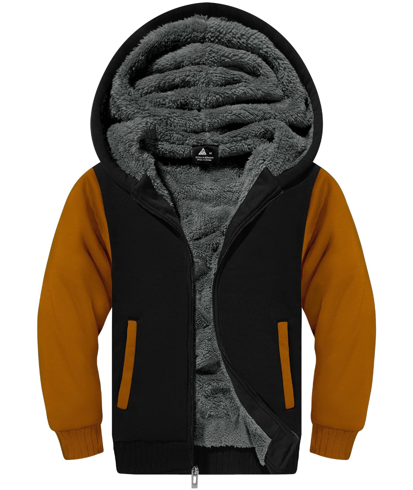 SWISSWELL Boys' Sherpa Fleece Zip Hoodie