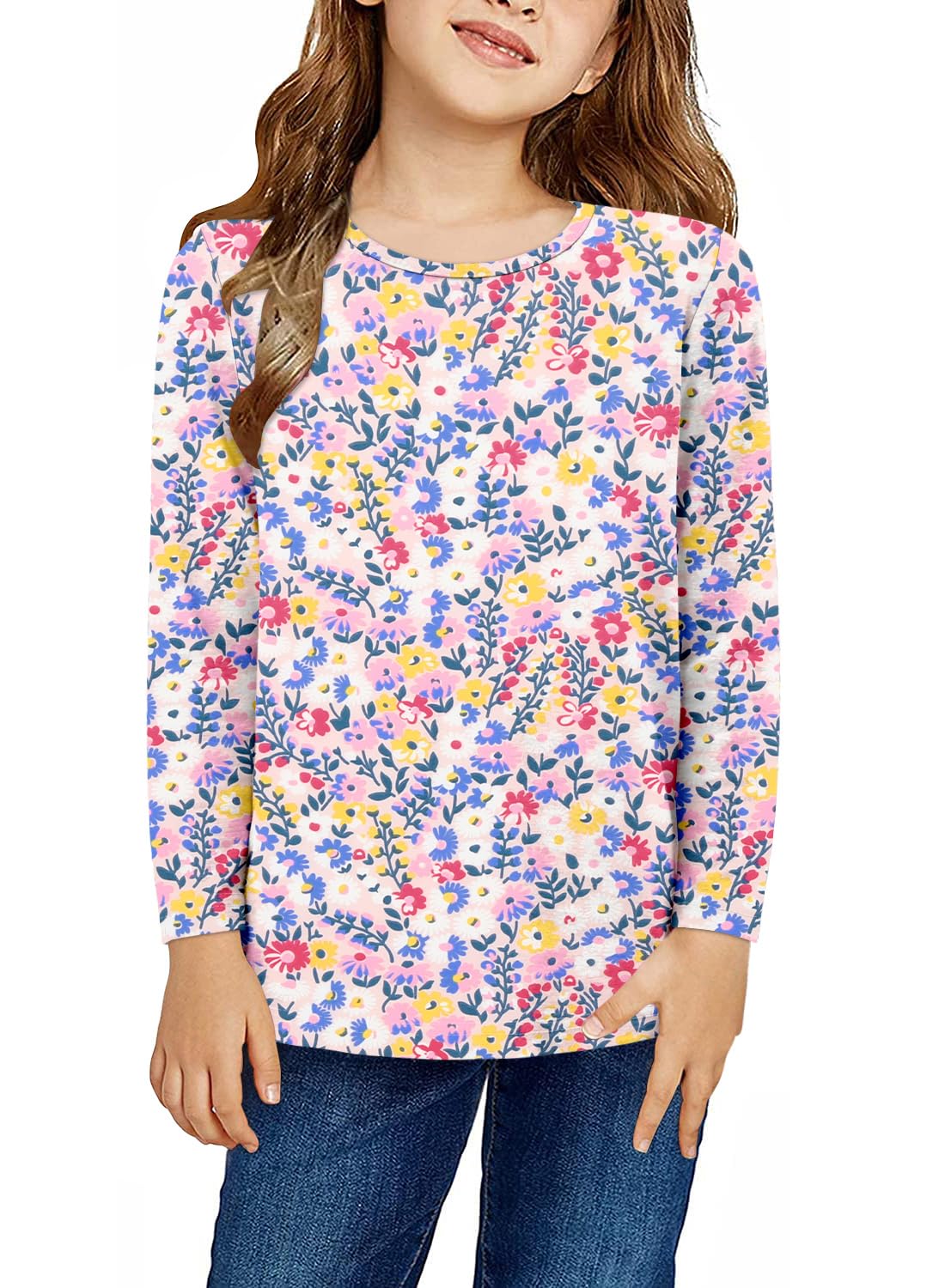 storeofbaby Girls' Long Sleeve Crewneck Top