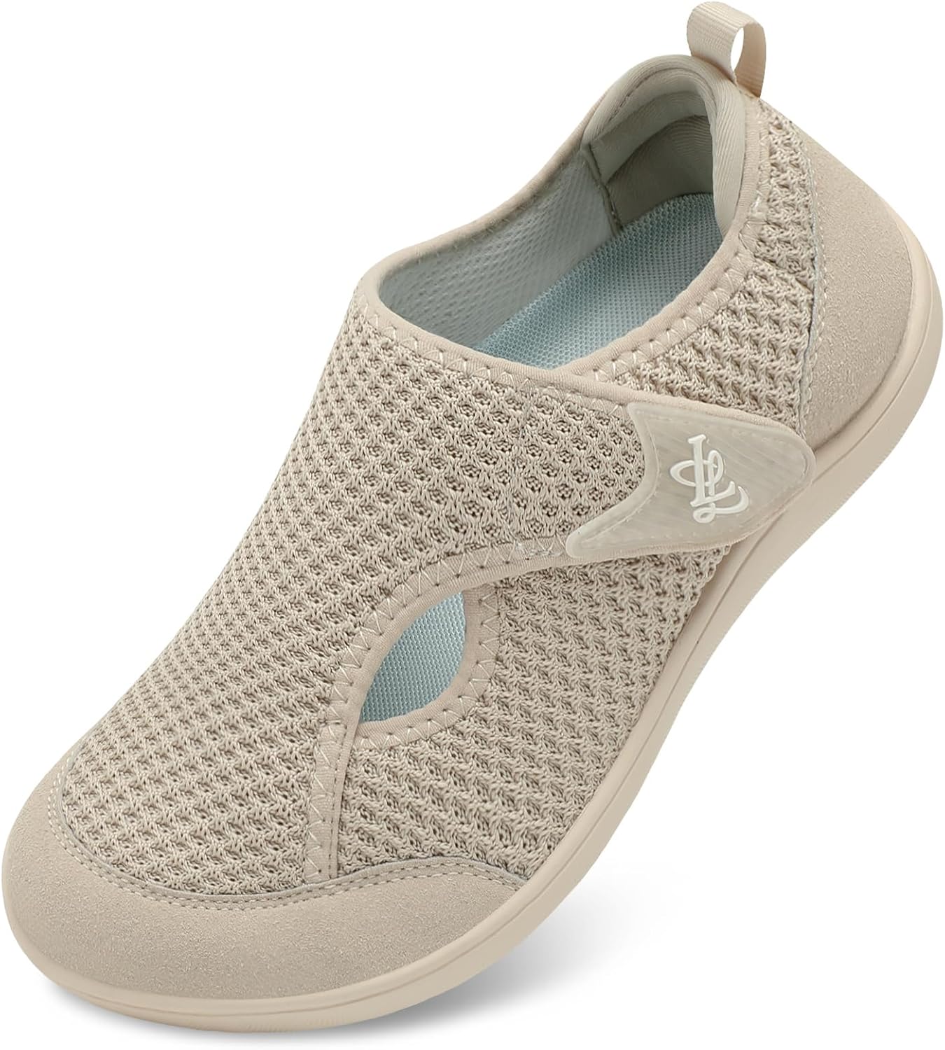LeIsfIt Women's Wide Diabetic Adjustable Walking Shoes