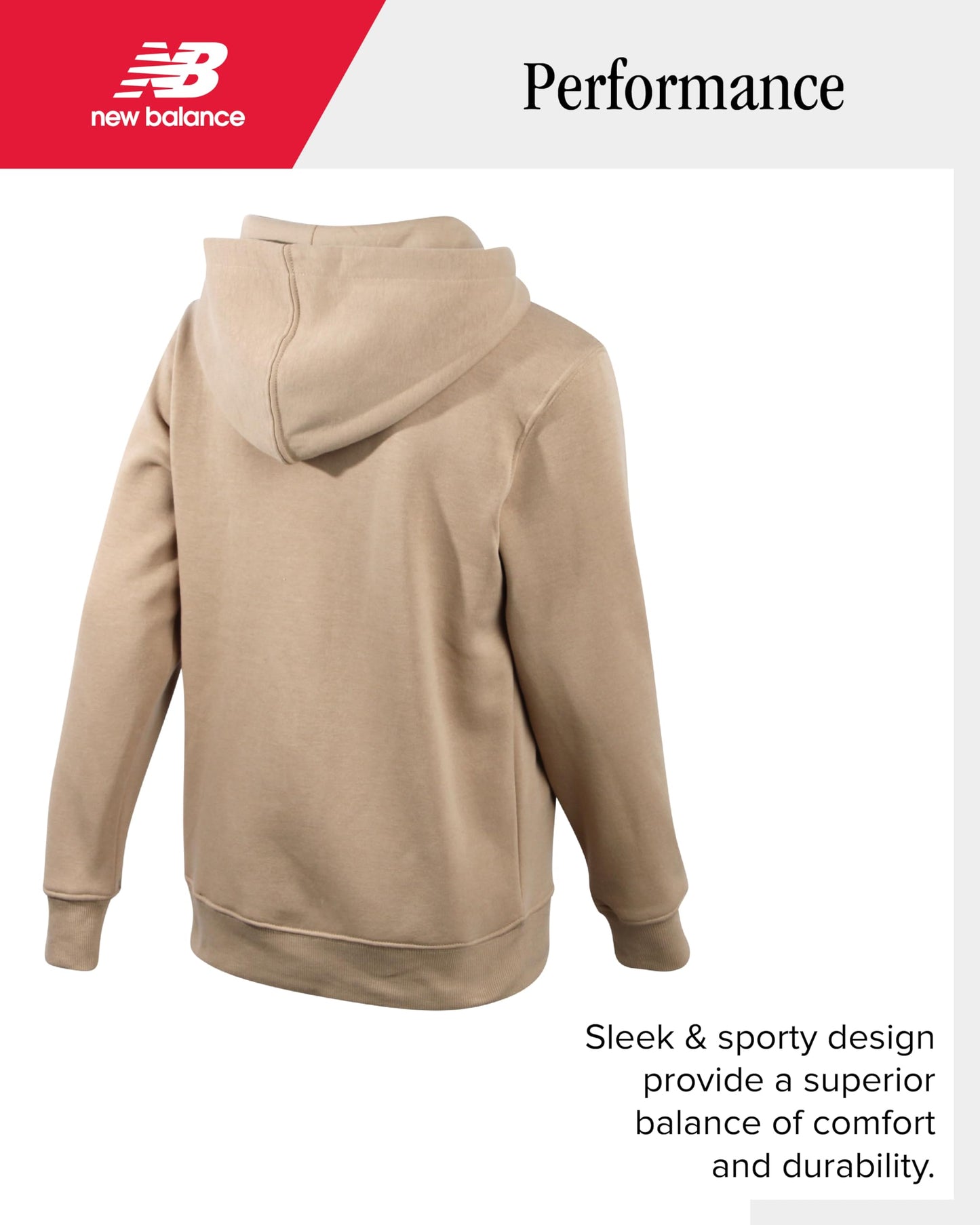 New Balance Boys' Cotton Fleece Hoodie