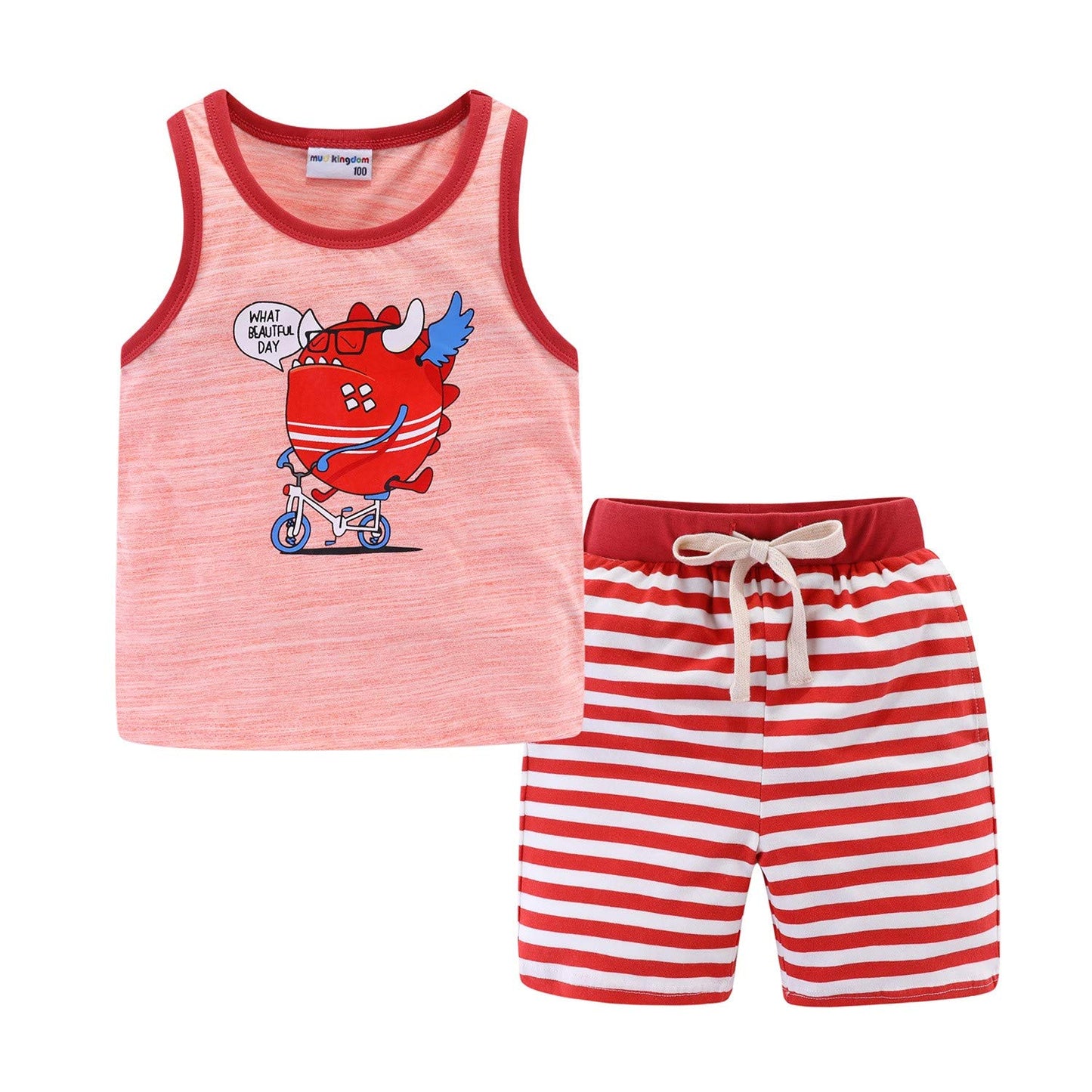 Mud Kingdom Boys' Tank Top Set