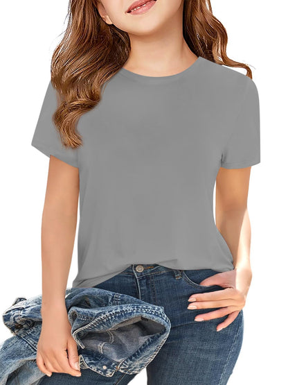 Girls' Short Sleeve Crewneck T-Shirt