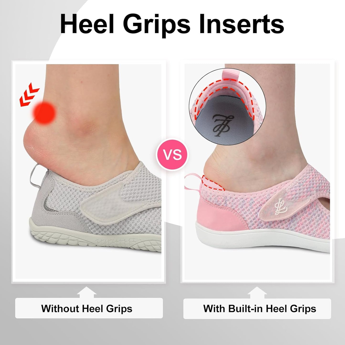 LeIsfIt Women's Wide Diabetic Adjustable Walking Shoes