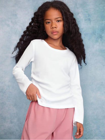 Tween Girls' 2-Piece Long Sleeve Top & Cargo Pants Set